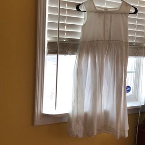 Classic White Embroidered dress